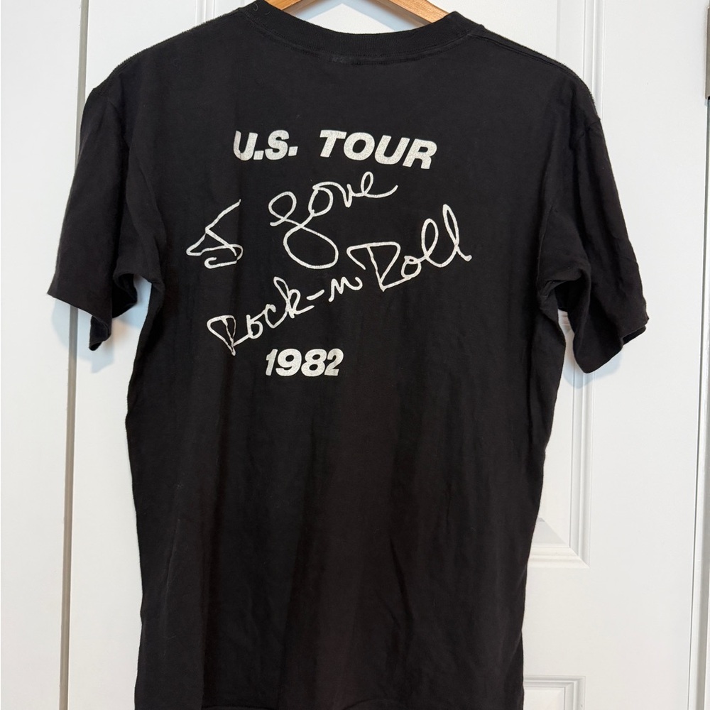Joan Jett & The Blackhearts Vintage Band Concert Tshirt 1982 I Love Rock & Roll - Picture 3 of 11